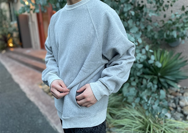 BATONER/バトナー】Jumberca Urake Crew Neck