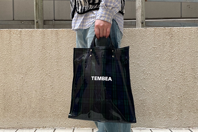 TEMBEA/テンベア】Paper Tote Medium-PVC