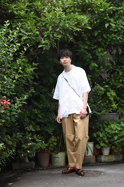 SCYE BASICS/サイベーシックス】LOFTMAN別注 San Joaquin Cotton Chino Loose Slacks