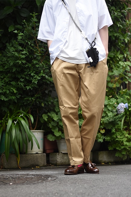 SCYE BASICS/サイベーシックス】LOFTMAN別注 San Joaquin Cotton Chino Loose Slacks