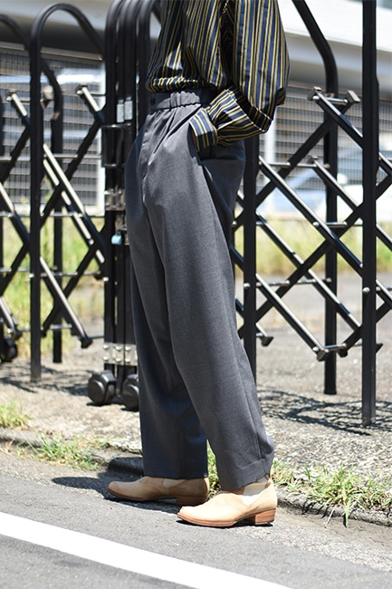 ATON/エイトン】Wool Tropical | Tapered Easy Pants