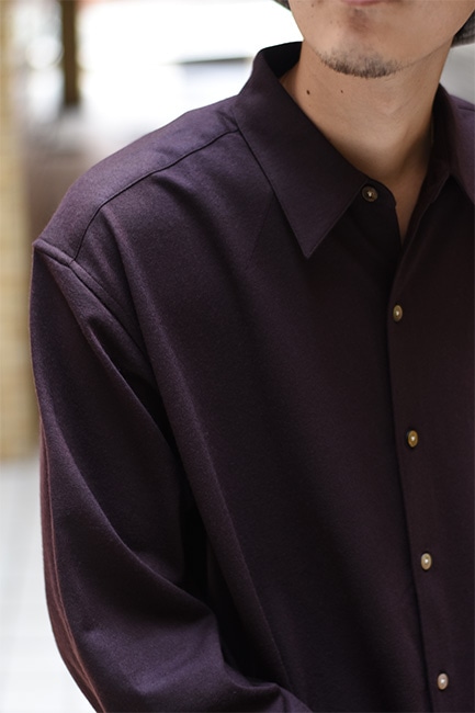 KANEMASA PHIL./カネマサフィル】36G Ideal Wool Shirt