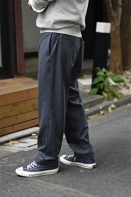 SCYE BASICS/サイベーシックス】SP Wool Thermo ST Loose Slacks