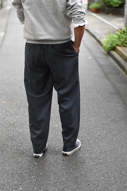 SCYE BASICS/サイベーシックス】SP Wool Thermo ST Loose Slacks