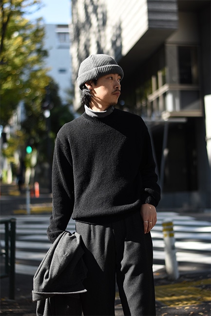 【MAATEE&SONS/マーティーアンドサンズ】SHET和紙 P/O SWEATER