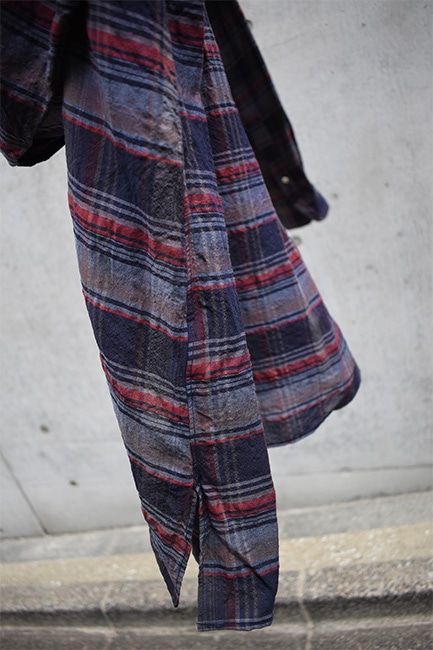 MAATEE&SONS WORK SHIRTS [MIX MADRAS]サイズ2 MAATEE&SONS/マーティーアンドサンズ】Work Shirt - Mix Madras