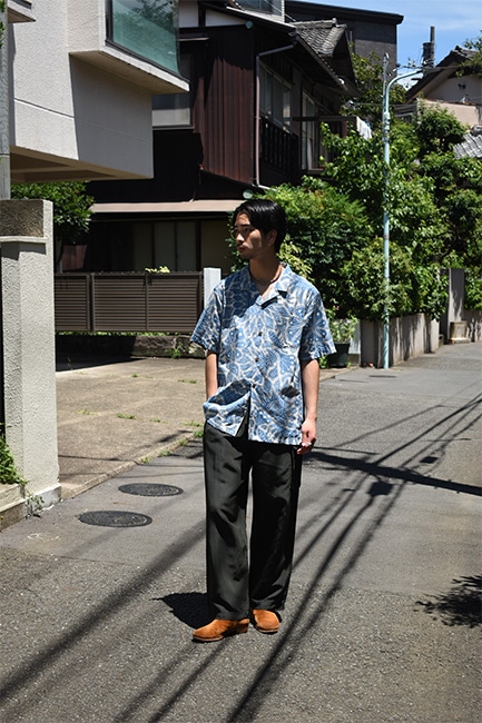 パタゴニアの柄シャツ