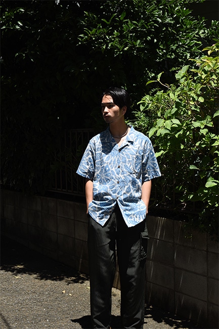 パタゴニアの柄シャツ