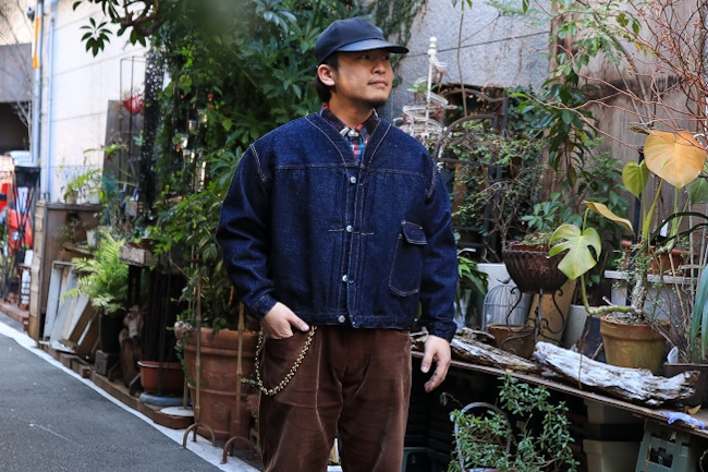 KAPTAIN SUNSHINE/キャプテンサンシャイン No Collar Denim Jacket ...