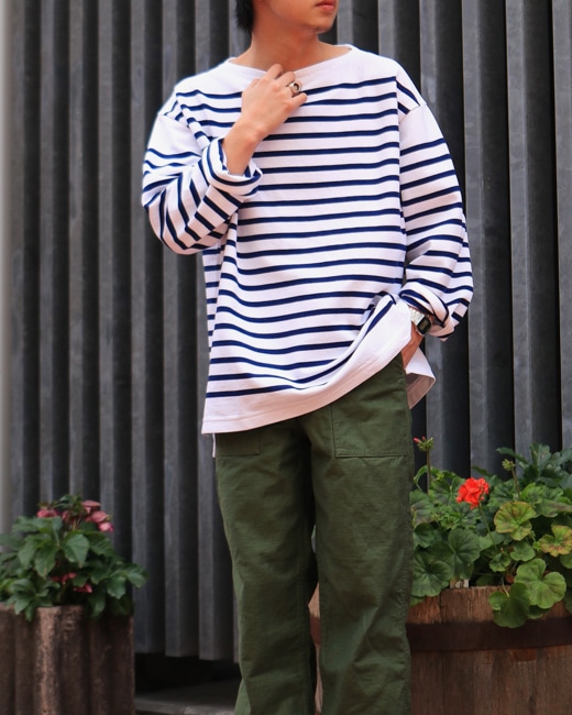 blurhms ROOTSTOCK/ブラームスルーツストック Border Basque Shirt ...