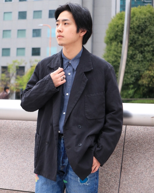 KAPTAIN SUNSHINE/キャプテンサンシャイン DB Easy Jacket [Ink Black]