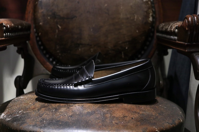 G.H.BASS / ジーエイチバス 11010H Larson - Leather Sole [Black