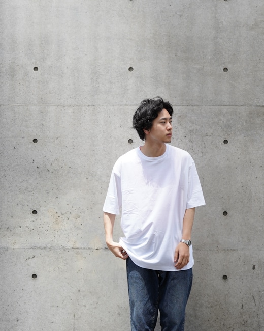 BATONER/バトナー Men Air T-Shirt [Black/White/Dark Blue]