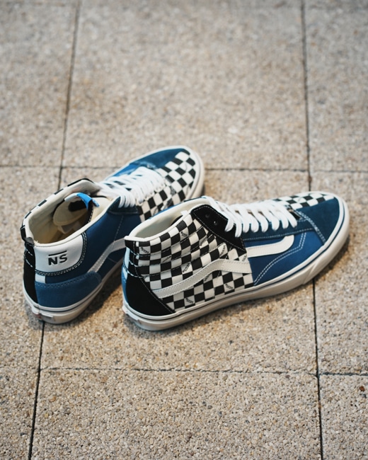 VANS / バンズ Clash The Wall [Lx Suede×Canvas Black Check]