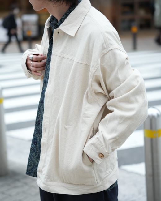 alvana/アルヴァナ Natural Twill Short Jacket 【Natural】 alvana/アルヴァナ Natural Twill Short Jacket 【Natural】