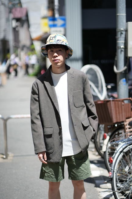 ENGINEERED GARMENTS/エンジニアド ガーメンツ Ivy Blazer - CP Waffle [Dark Brown]