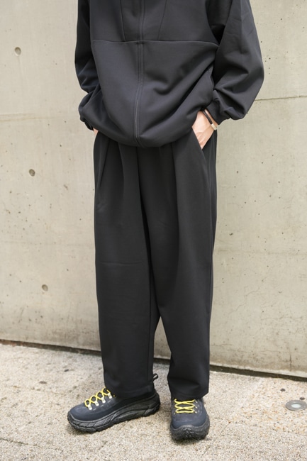 BATONER/バトナー Smock Jersey & One Tuck Jersey Pants [Darkest Navy]