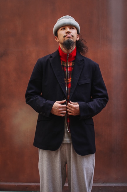 ENGINEERED GARMENTS [Andover Jacket -Wool Uniform Serge-]