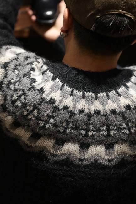BATONER [Mohair Nordic Crew Neck]