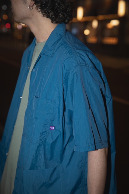 THE NORTH FACE PURPLE LABEL ナイロンシャツ THE NORTH FACE PURPLE LABEL Nylon Taffeta Field S/S Shirt