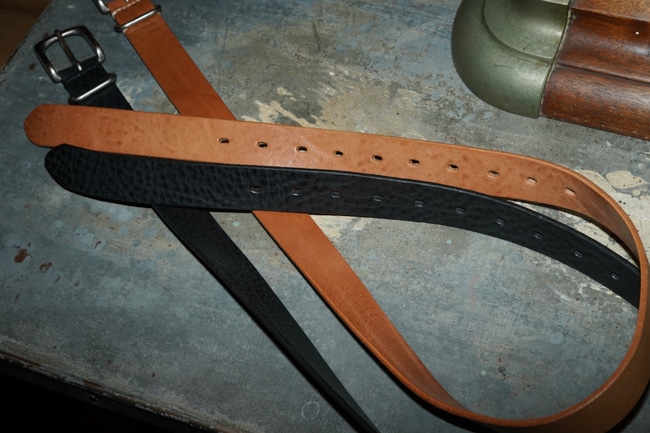 Hender Scheme/エンダースキーマ Shrink Shoulder Belt [Natural×AS