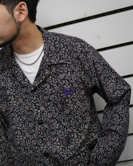 NEEDLES/ニードルズ L/S Cabana Shirt - I.Cotton Lawn/B.Printed