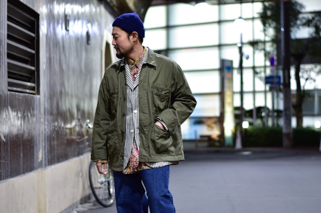 SASSAFRAS/ササフラス Overgrown Fatigue Jacket - Ripstop [Olive]