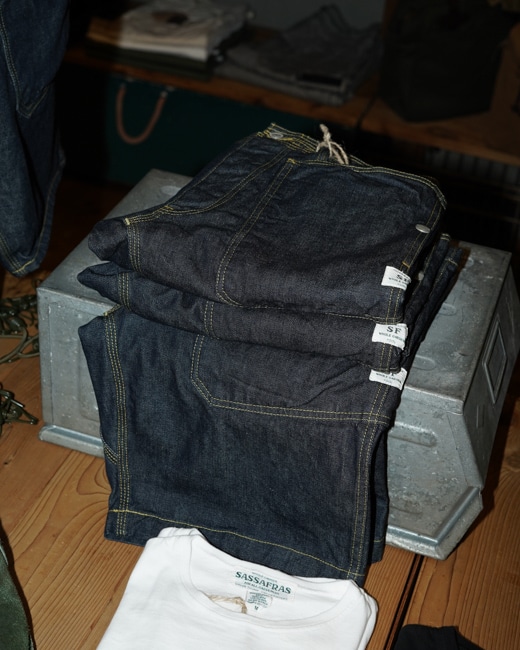 SASSAFRAS/ササフラス Fall Leaf Pants 1/2 & Fall Leaf Sprayer Pants