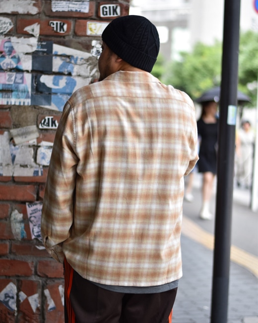 SEVEN BY SEVEN / セブンバイセブン Ombre Check Open Collor Shirts