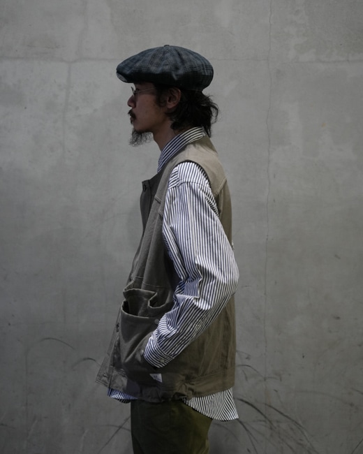 トップス SASSAFRAS OVERGROWN HIKER VEST M SIZE Sassafras Overgrown Hiker Vest 60 / 40 - Khaki | Garmentory