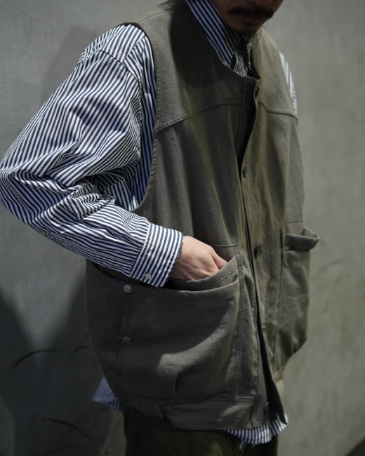 SASSAFRAS/ササフラス Overgrown Hiker Vest SASSAFRAS/ササフラス Overgrown Hiker Vest