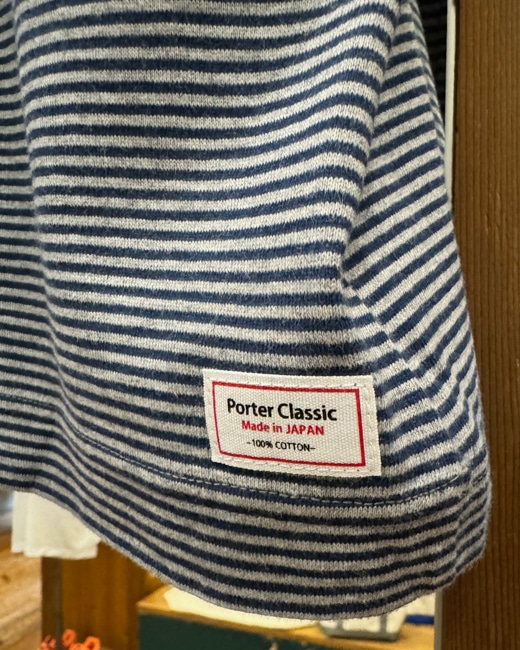 Porter Classic / ポータークラシック Beatnik Border T-Shirt