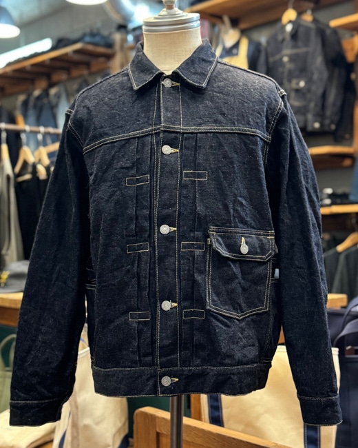 SASSAFRAS/ササフラス Gardener Jacket 14oz Denim 20240728