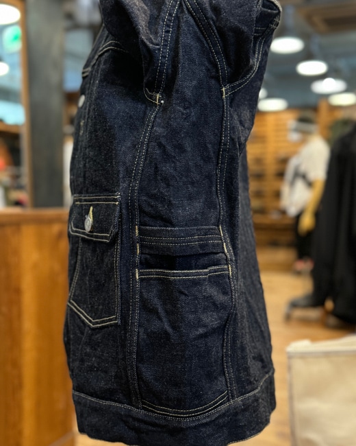 SASSAFRAS/ササフラス Gardener Jacket 14oz Denim 20240728