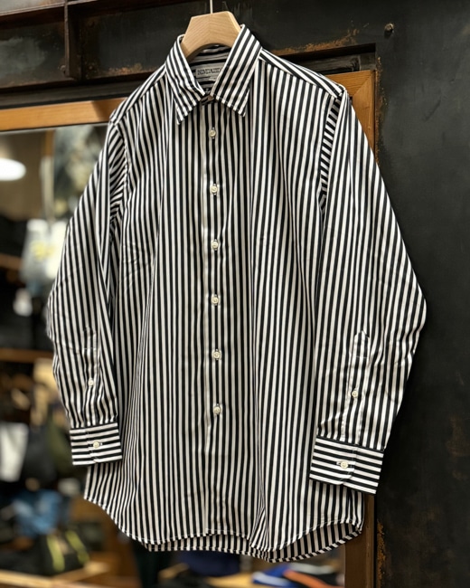 INDIVIDUALIZED SHIRTS / インディビジュアライズドシャツ 別注Barber Stripe Shirt 20240918