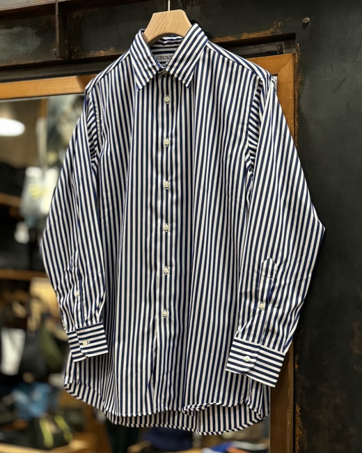 INDIVIDUALIZED SHIRTS / インディビジュアライズドシャツ 別注Barber Stripe Shirt 20240918