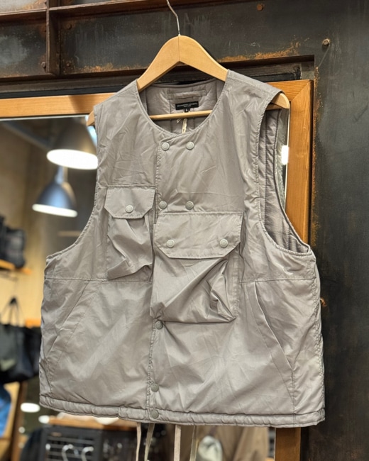 ENGINEERED GARMENTS / エンジニアド ガーメンツ Cover Vest - Poly Refrective Taffeta  20241028