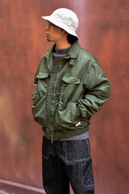 SASSAFRAS/ササフラス D/C Armor Jacket Heavy - Recycle Nyron Twill 20241114