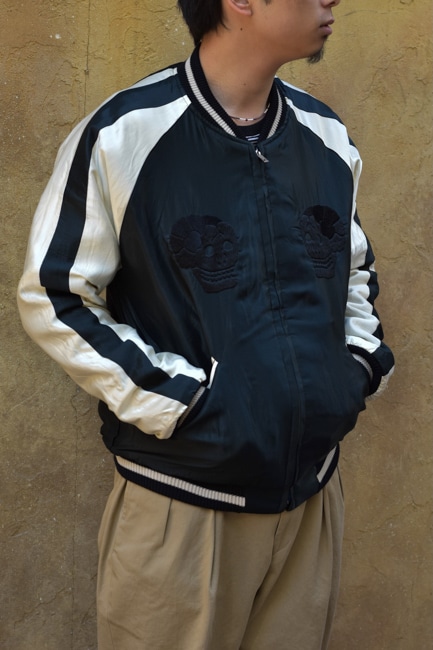 GOLD/ゴールド Wool Melton×Acetate Souvenir Jacket 
