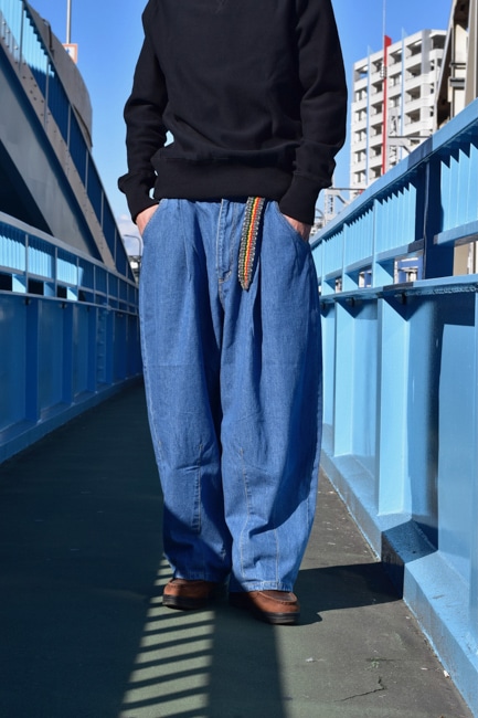 is-ness/イズネス Balloon Pant [Denim/Baker] 20250115