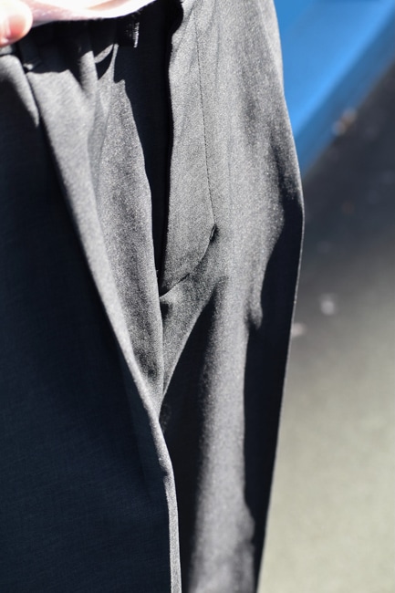 Goldwin/ゴールドウィン One Tuck Staraight Pants [Mix Gray