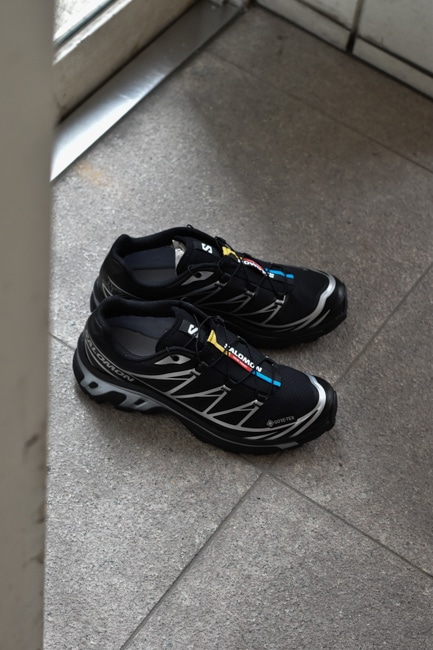 Newment ブラック サロペット SALOMON XT-6 GORE-TEX BLACK サロモン スニーカー ブラック