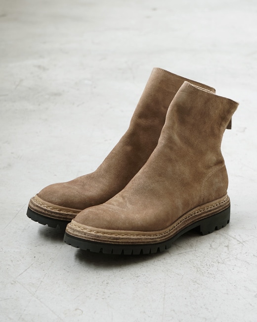 GUIDI グイディ792V スエード Comoli ブーツ ダービーシューズ