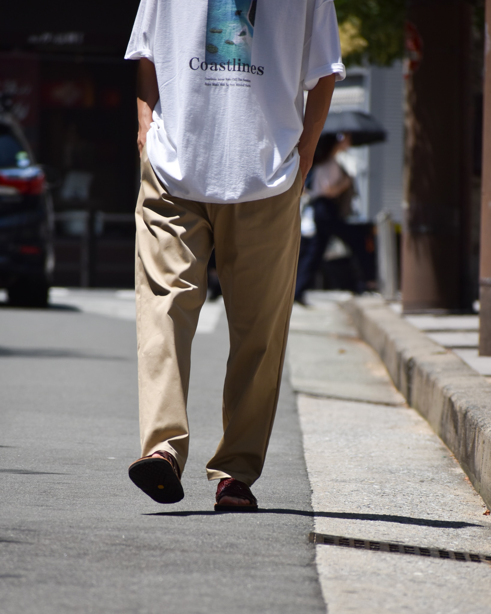 NALUTO TRUNKS ✕SDLongJohnstretchベージュボトムス LONG JOHN TAPERED STRETCH CHINO – NALUTO TRUNKS & CO.