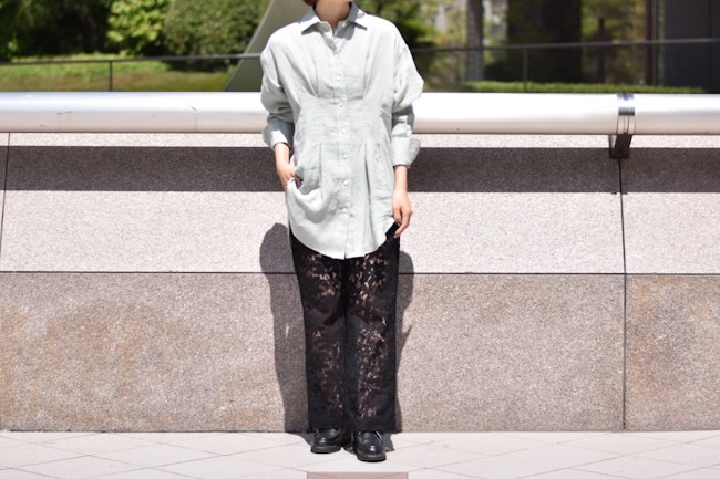 NEEDLES/ニードルズ String Boot Cut Pant-C/PE/R Lace Cloth/Flower