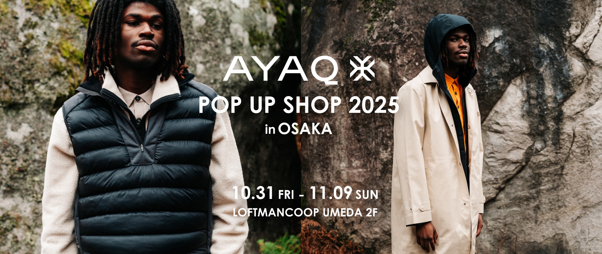 AYAQ POP UP SHOP 2025 in OSAKA